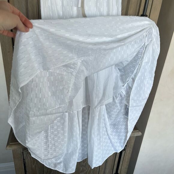 Banana Republic white maxi sundress petite size 8 NEW - Picture 12 of 12